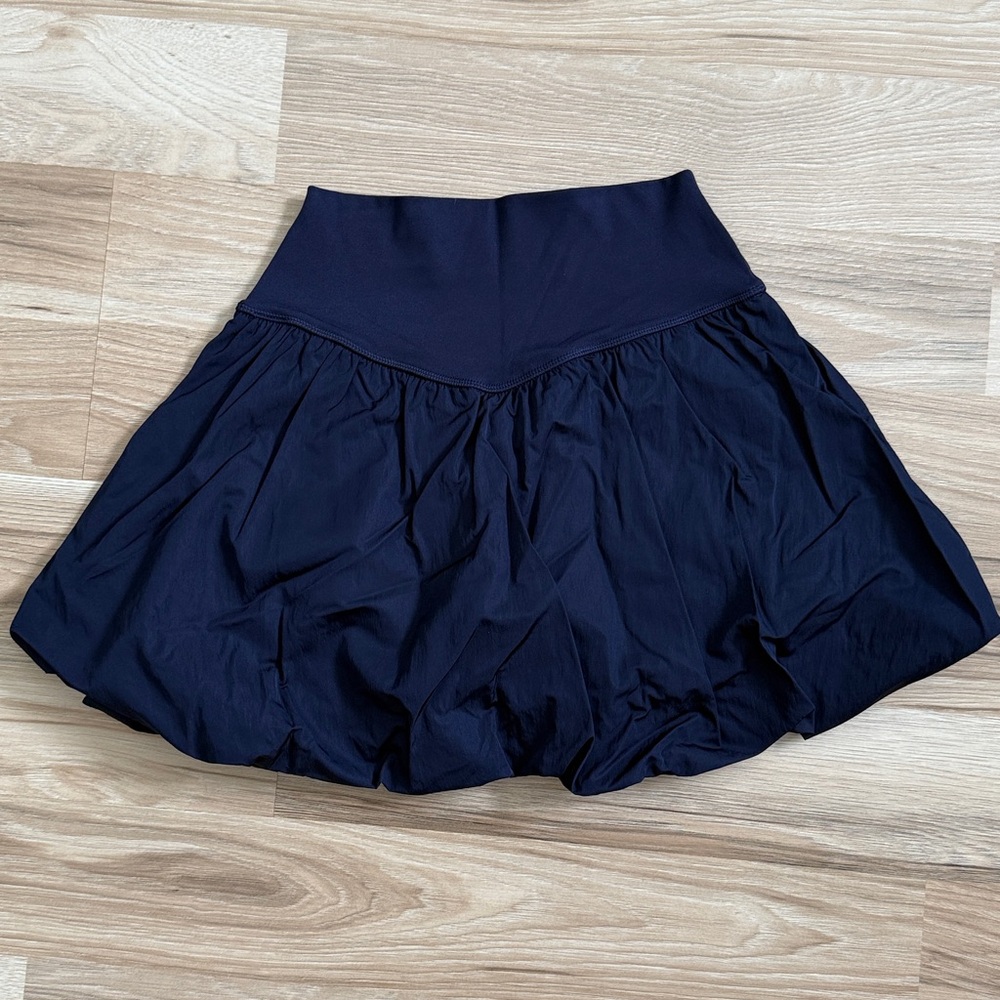 *NWT* Offline by Aerie Real Me Bubble Skort Women’s Navy Blue - Picture 6 of 6